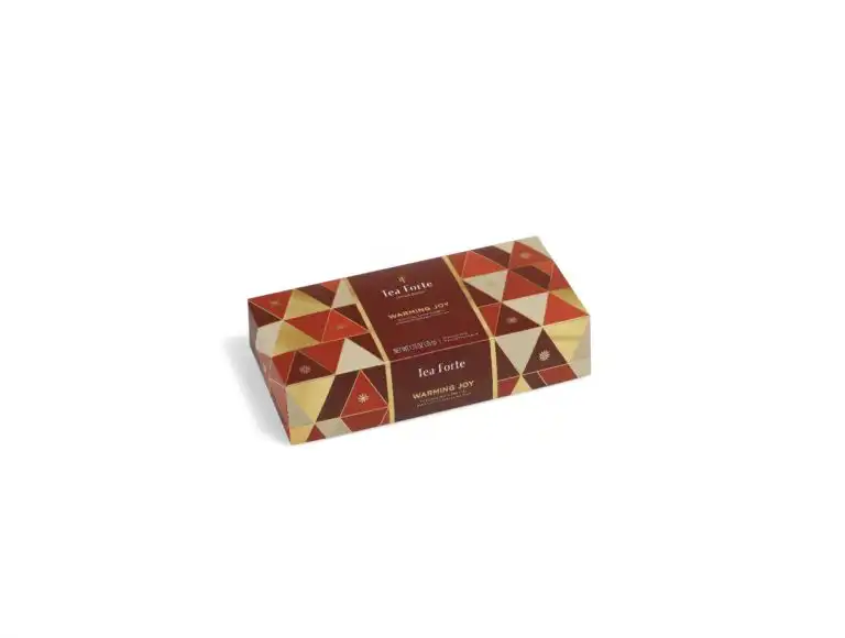 Ceai Petite Ribbon Box Warming Joy – Tea Forte – Cutie cu 10 piramide de ceai