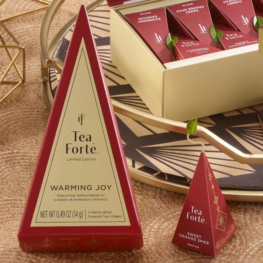Ceai Petite Tea Tree Warming Joy - cutie cu 4 piramide de ceai - imagine 2