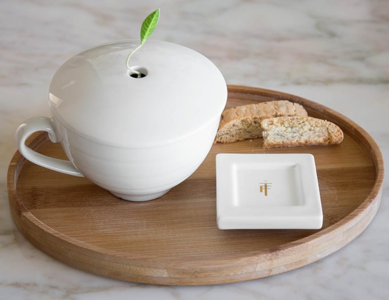 Tava ovala din lemn de artar pentru servit ceaiul – Tea Forte
