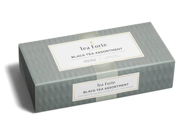 Ceai Petite Ribbon Black Assortment - Tea Forte - Cutie cu 10 piramide de ceai - imagine 2