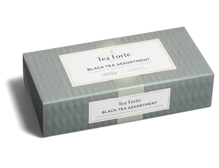Ceai Petite Ribbon Black Assortment – Tea Forte – Cutie cu 10 piramide de ceai