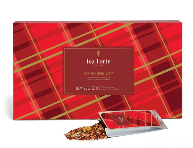Infuzii de ceai Single Steeps Warming Joy – Tea Forte –  Cutie Cu 15 infuzii