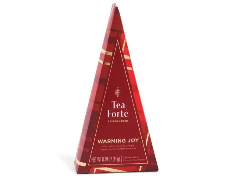 Ceai PETITE TEA TREE WARMING JOY -Tea Forte – Cutie cu 4 piramide de ceai