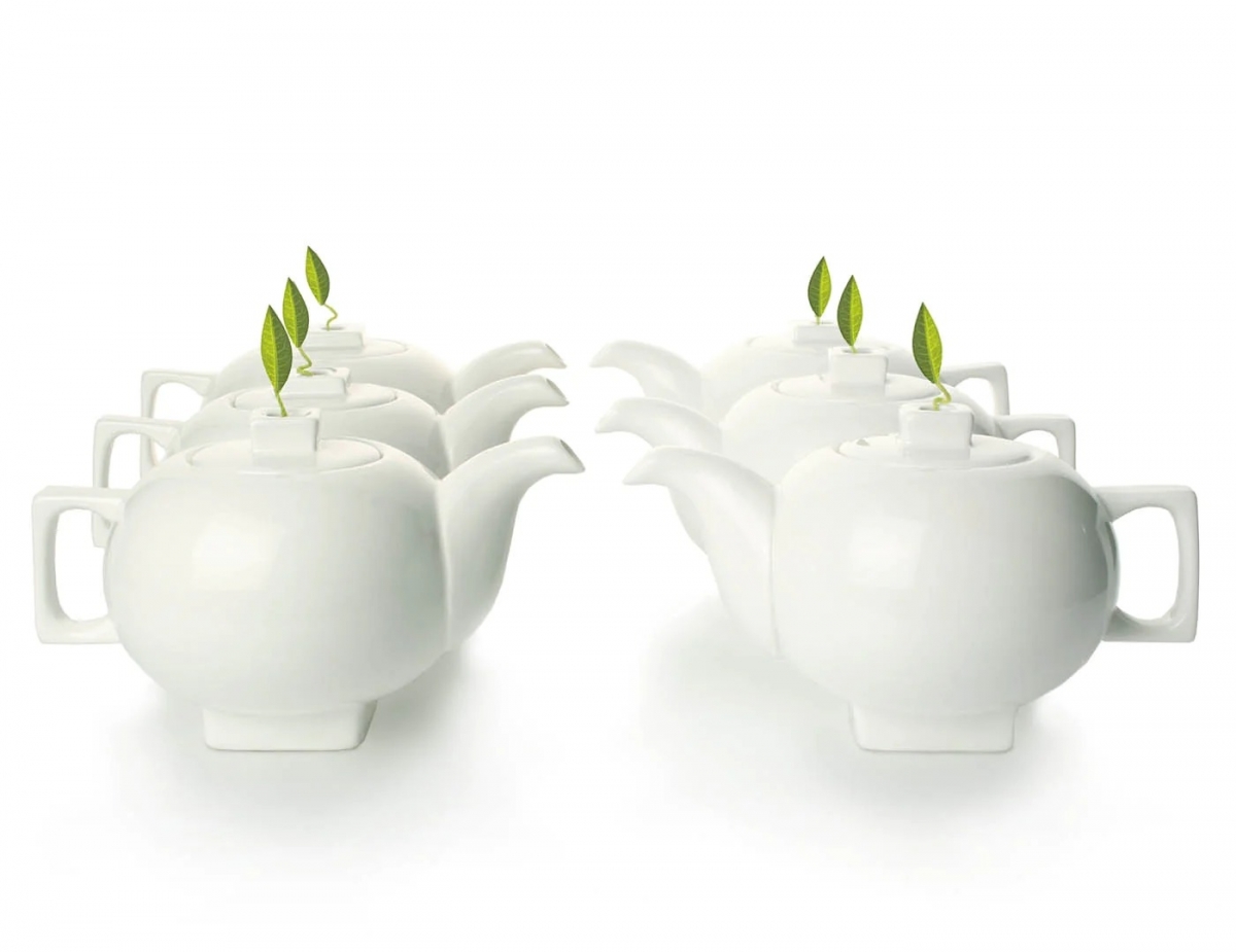 SET CU 6 CEAINICE SOLSTICE TEAPOTS