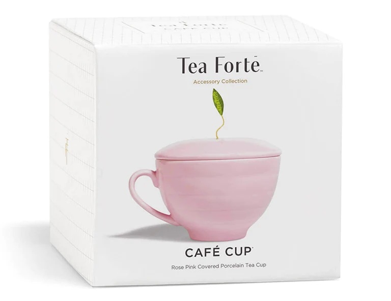 CEASCA PENTRU CEAI DIN PORTELAN CAFE CUP PINK - imagine 3