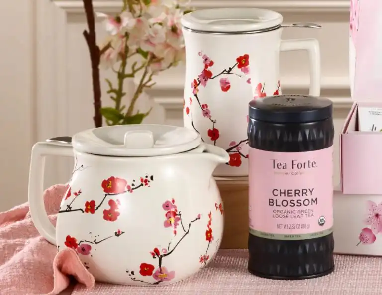 Set cadou de ceai Cherry Blossom