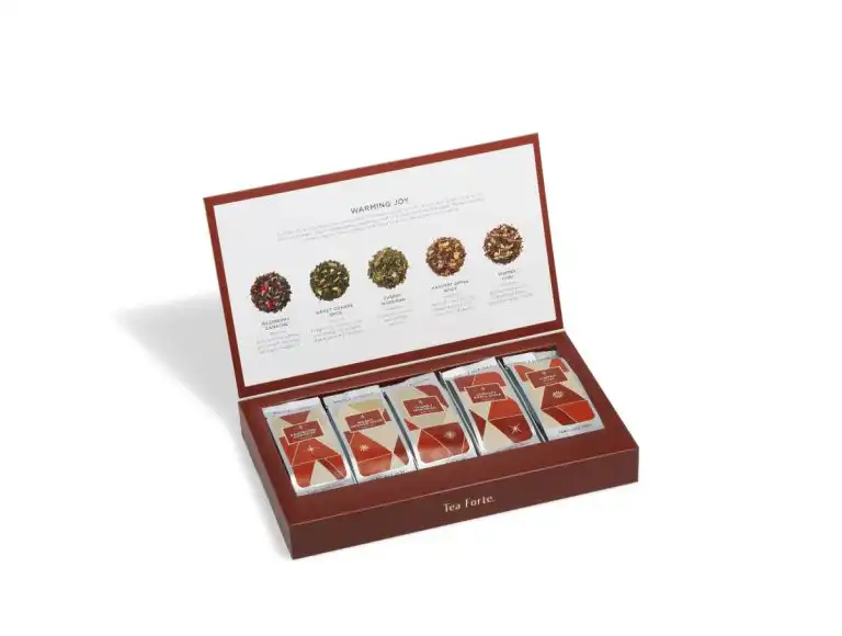 Infuzii de ceai Single Steeps Warming Joy – Tea forte – Cutie cu 15 infuzii de ceai Winter collection