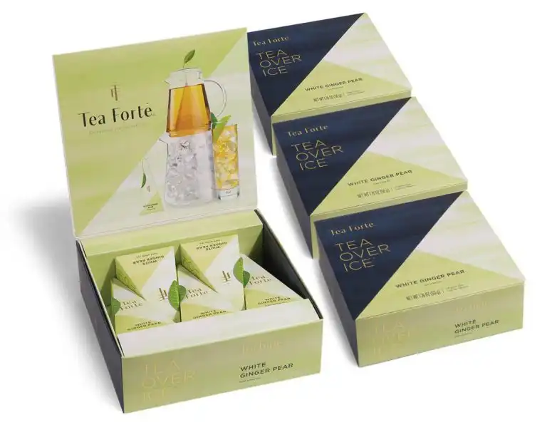 Set 4 cutii ceai rece White Ginger Pear – Tea Forte