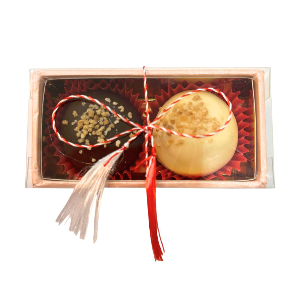 Praline de ciocolată belgiană Valentino Rossa Pink Small