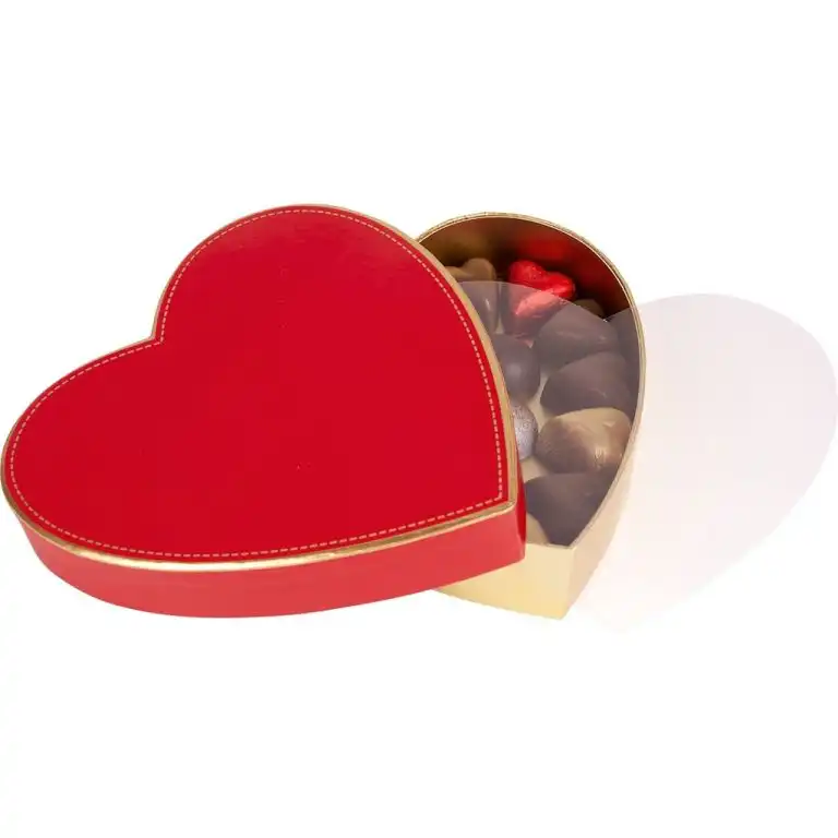 Praline de ciocolată belgiană Valentino Red Heart 255g
