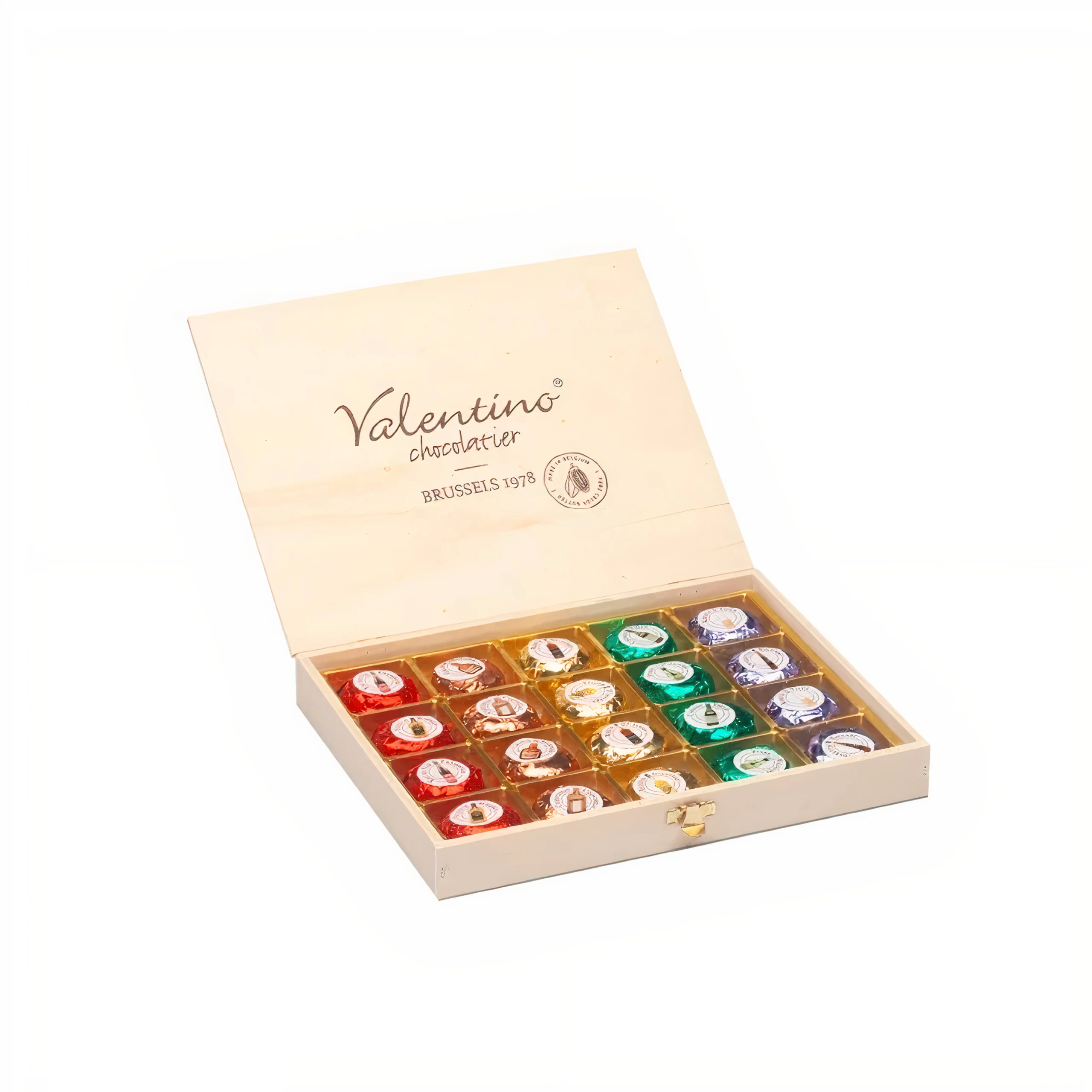 Praline de ciocolată belgiană Valentino Liquors 250g