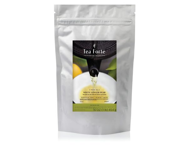 Ceai alb cu ghimbir și pere, White Ginger Pear, 454g - HORECA  Tea Forte