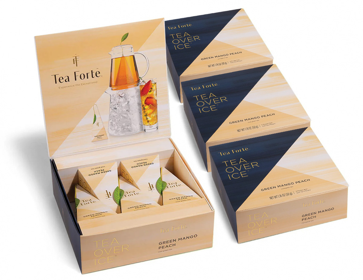 4 Cutii ceai rece Green Mango peach