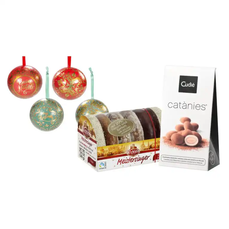 Cos cadou – Turta Dulce, Praline si Migdale Glazurate