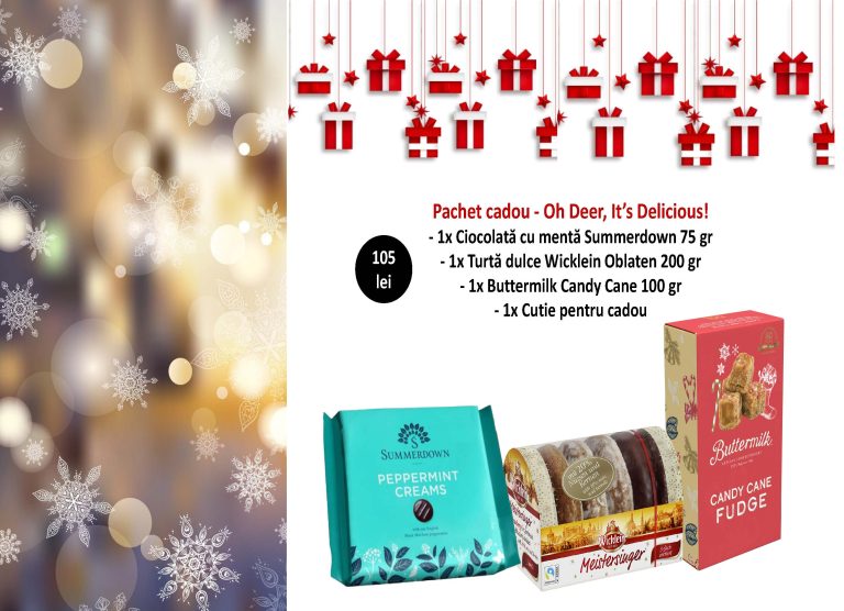 Cos cadou – Oh Deer, It`s Delicious!