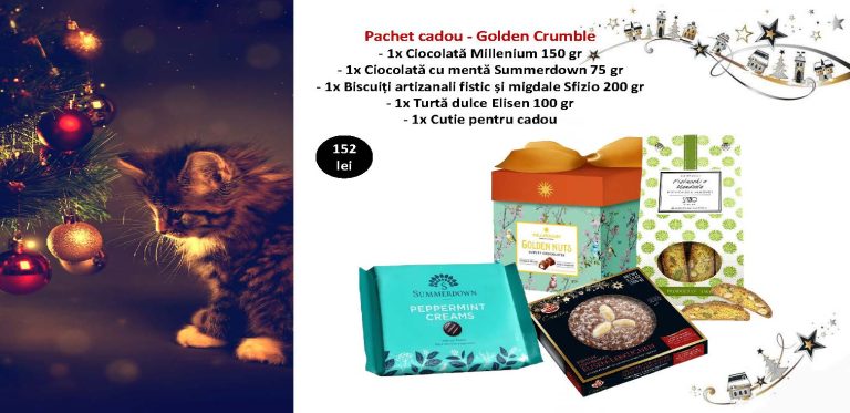 Cos cadou – Golden Crumble