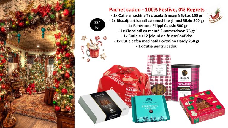 Cos cadou – 100% Festive, 0% Regrets