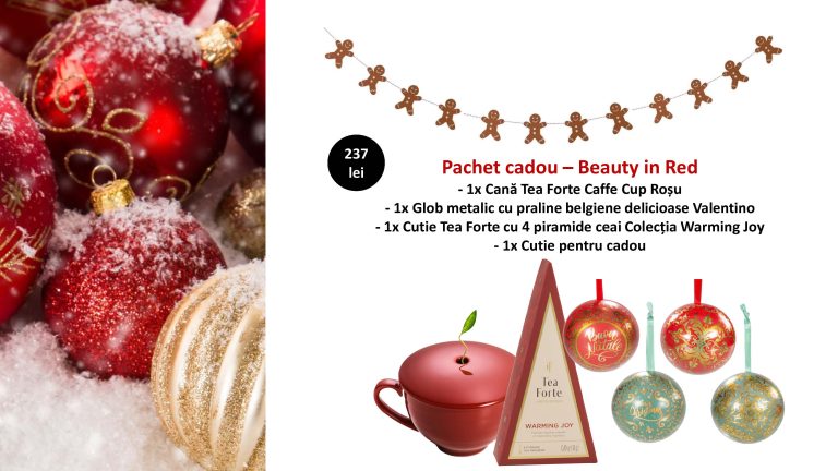 Cos cadou – Beauty in Red