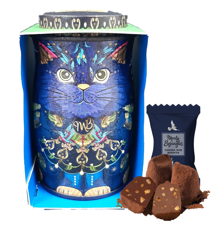 Trufe de ciocolata Monty Bojangles – Cutie metalica Midnight Prince Mini 36g