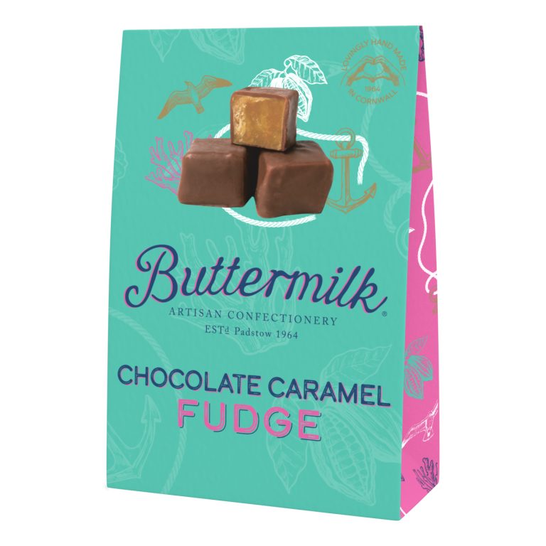 Caramele englezesti Fudge cu Ciocolata si Caramel Buttermilk 150g
