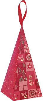 Bradut de craciun ChocoTree cu praline belgiene Valentino 100g