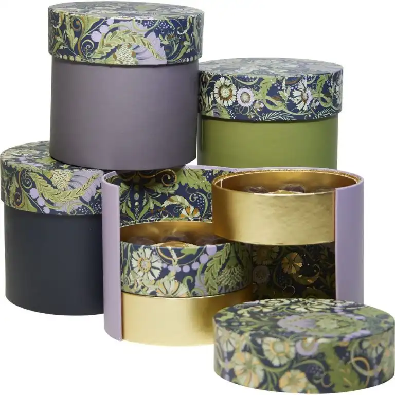 Cutie rotunda cu 21 praline belgiene Valentino Doux Velours