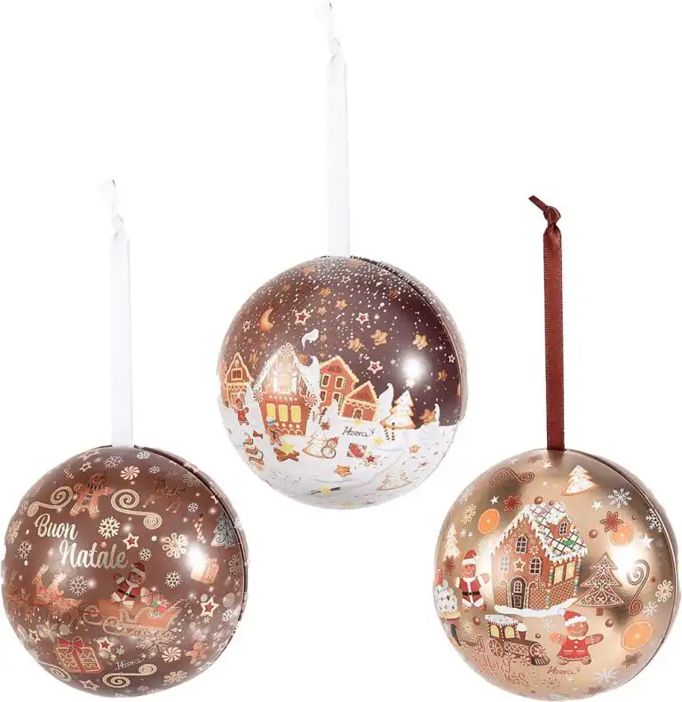 Glob metalic cu praline belgiene Valentino Biscottini Collection