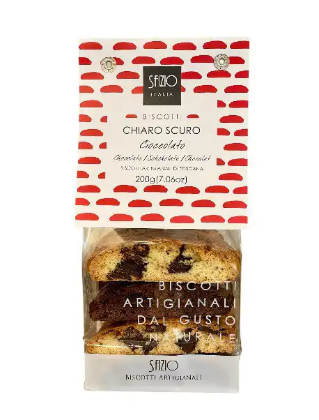 Biscuiti artizanali Biscotti cu ciocolata Sfizio 200g