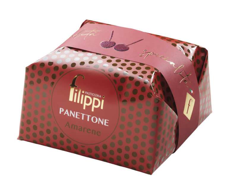 Panettone Colomba cu visine confiate Filippi 500g