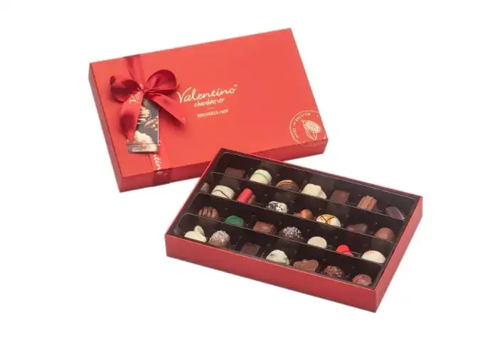 Cutie cu praline belgiene Valentino Chocolatier,Large Luxury Box 225g