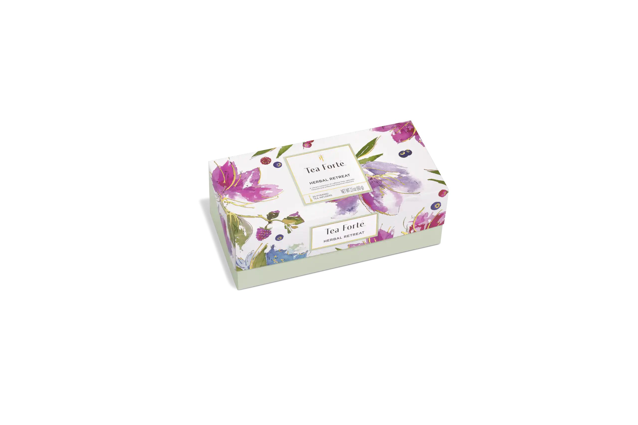 Cutie cu 20 de piramide de ceai Herbal Retreat ECO – Tea Forte - imagine 2