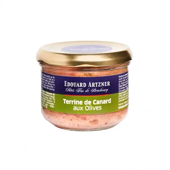 Edouard Artzner terina de rata cu masline 180g