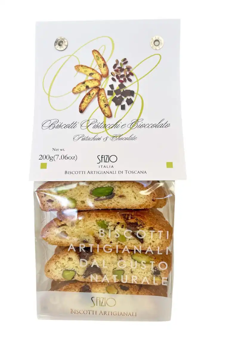Cantucci cu fistic si ciocolata Sfizio 200g