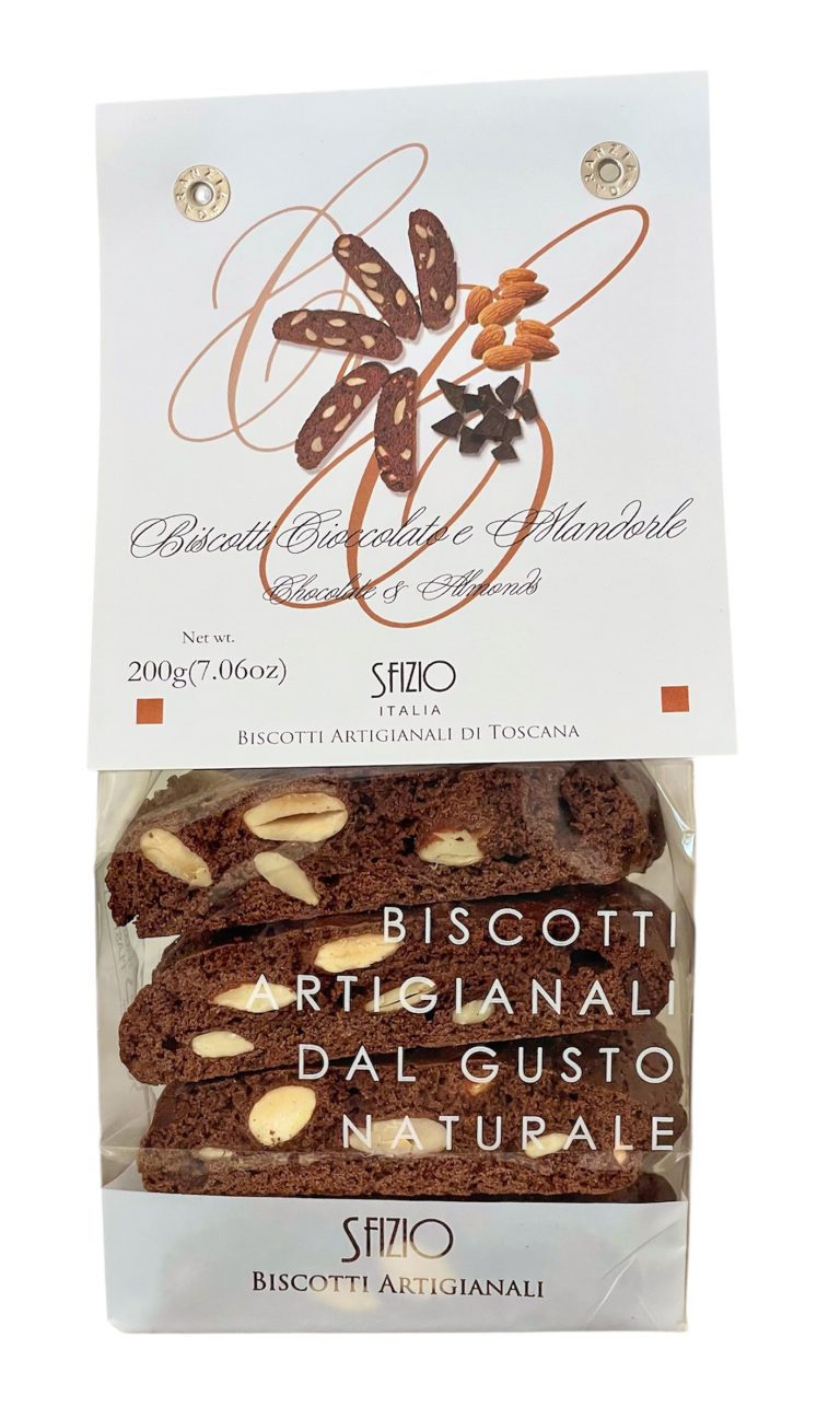 Cantucci cu ciocolata si migdale 200g