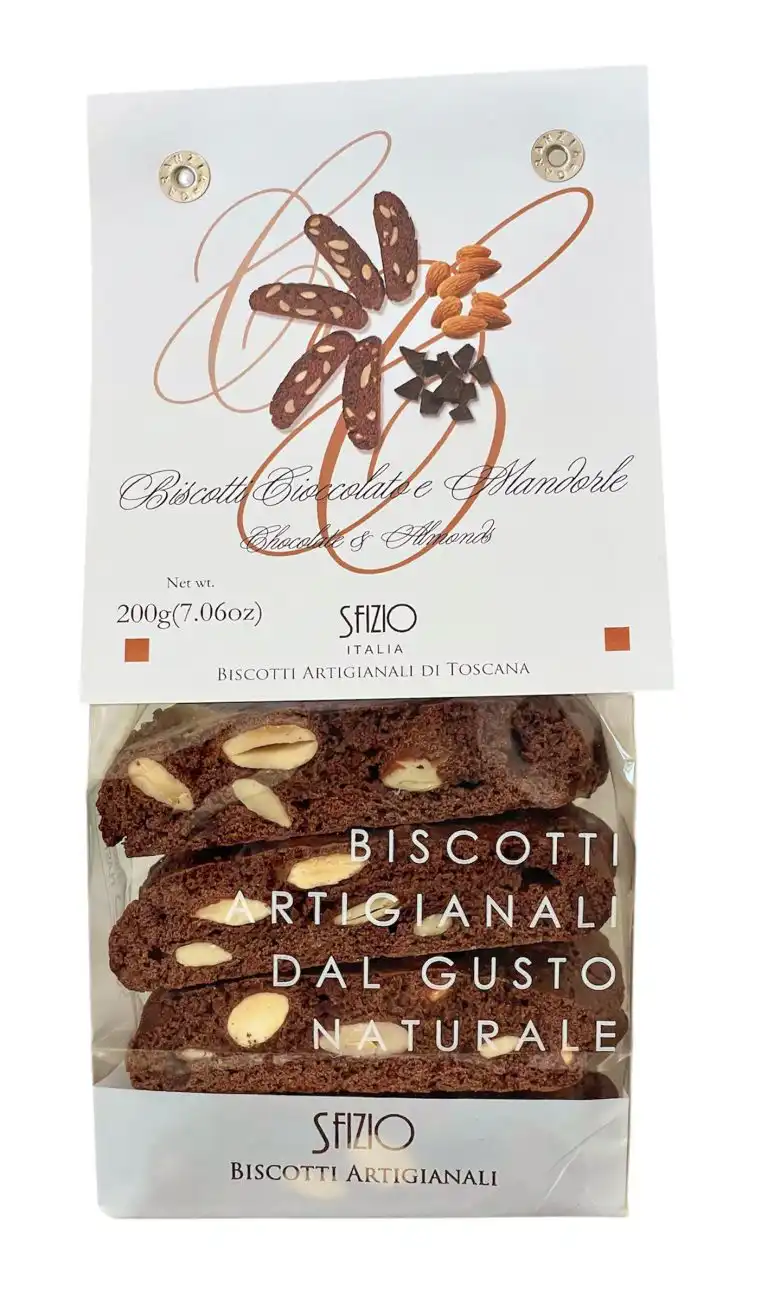 Cantucci cu ciocolata si migdale 200g
