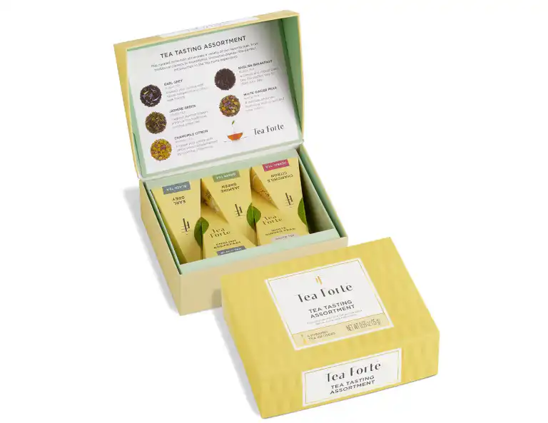 Cutie cu 5 piramide ceai Mini Petite Tea Tasting Assortment