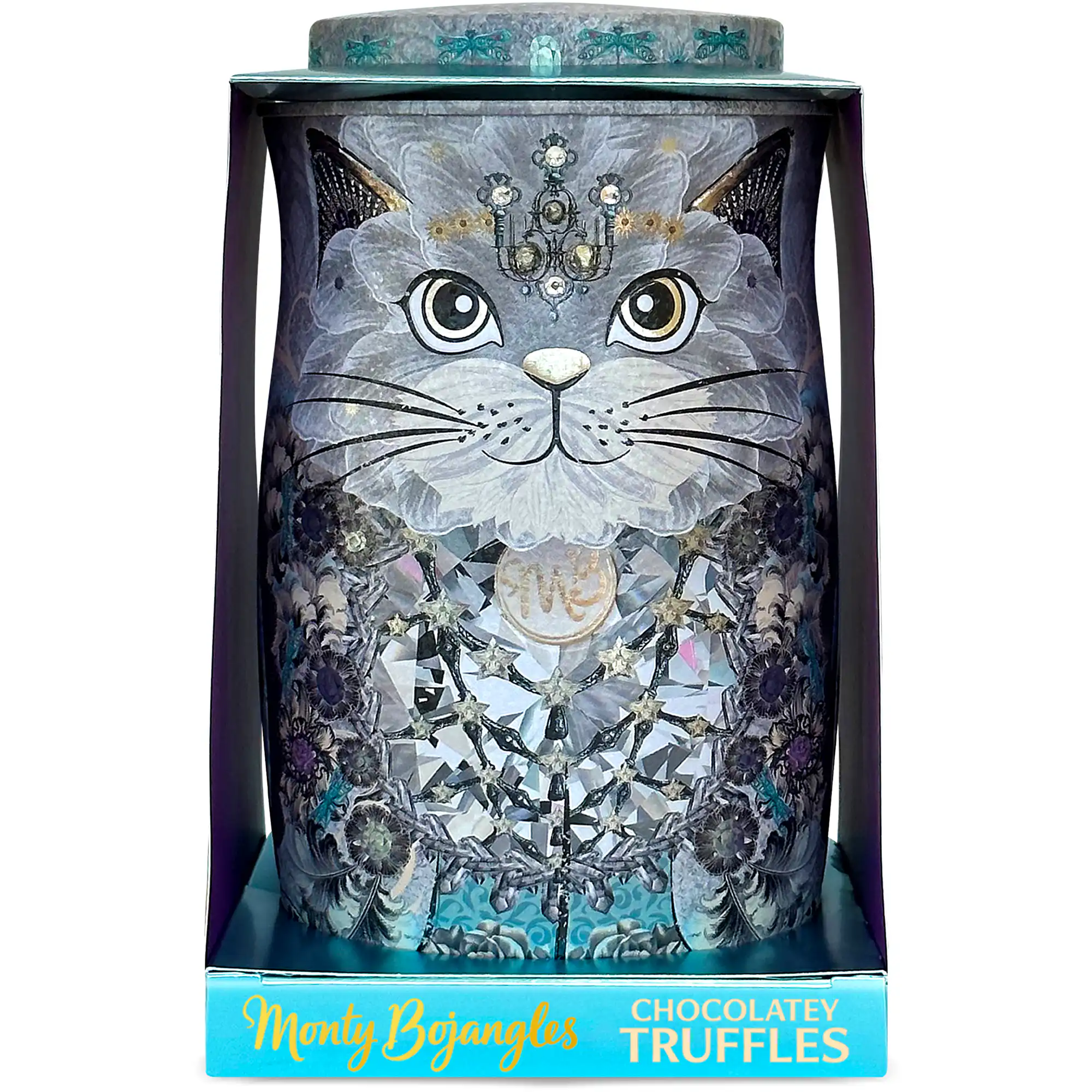Trufe de ciocolata Monty Bojangles – Cutie metalica Persian Cat Diamond Empress 200g